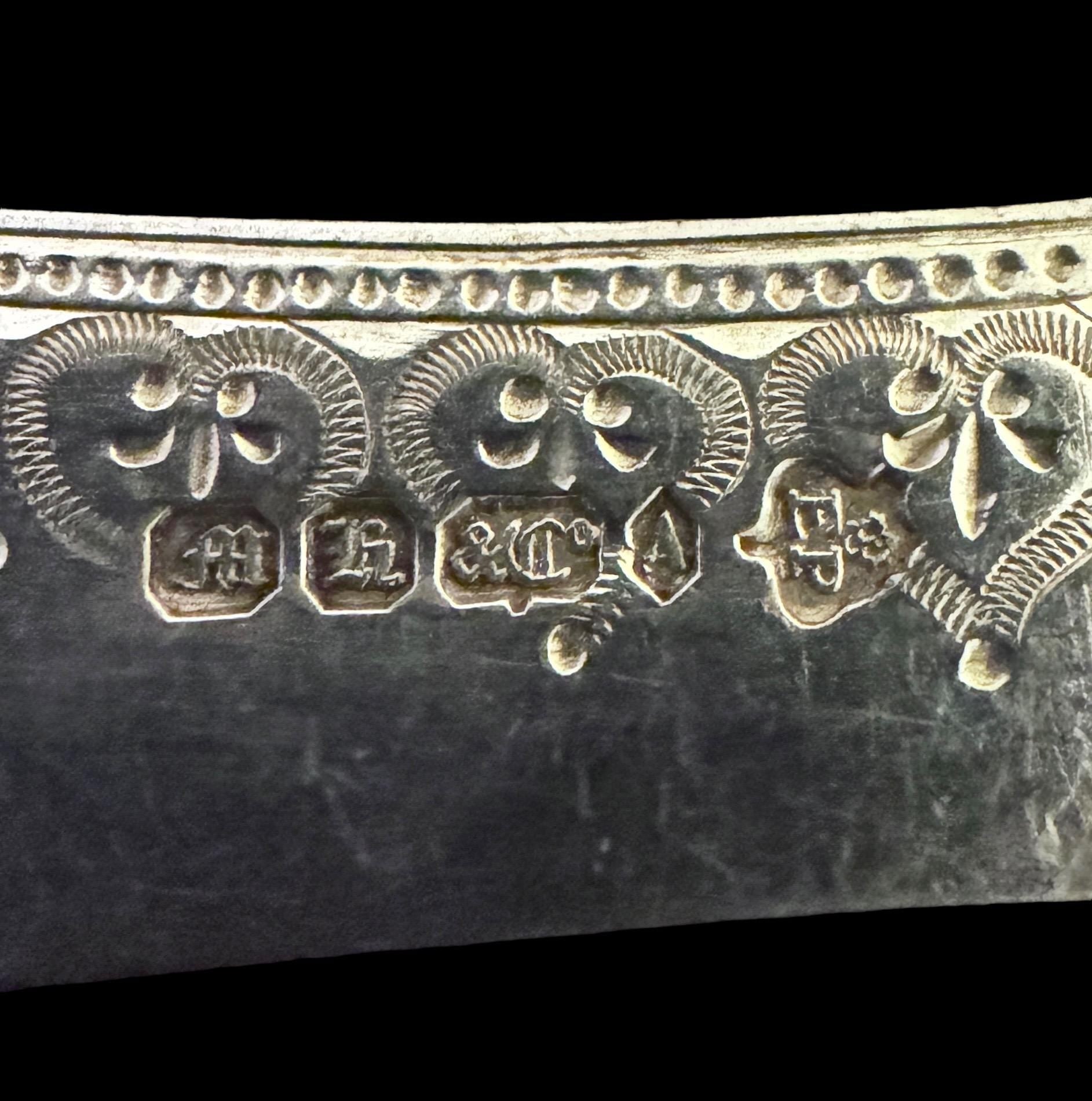 19th century set of 6 silver plated fork and knife,made in England