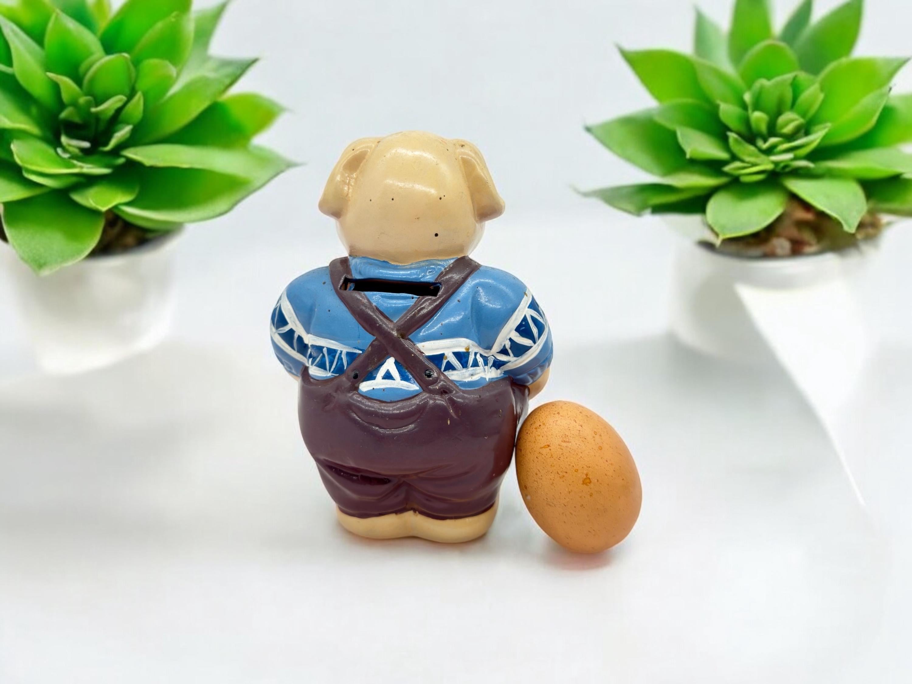 vtg piggy bank,money box ceramics box