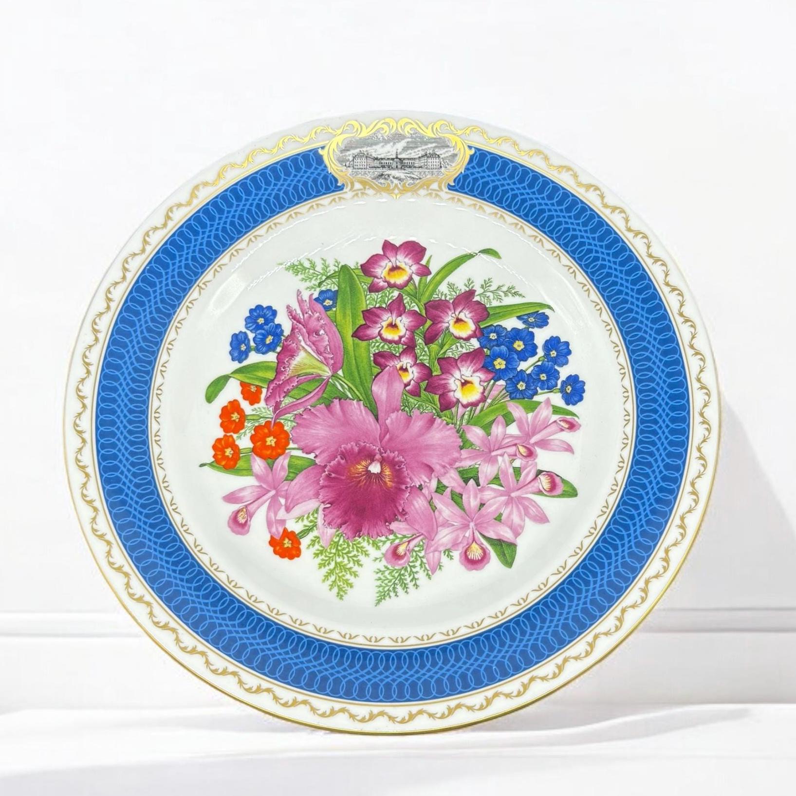 1985 Chelsea Flower Show England Spode Souvenir Plate!