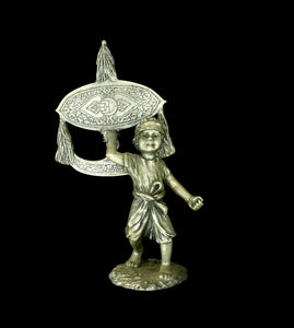 Vtg BOY with Kite SPECIALLY Crafted for mas Selangor Pewter Figurine