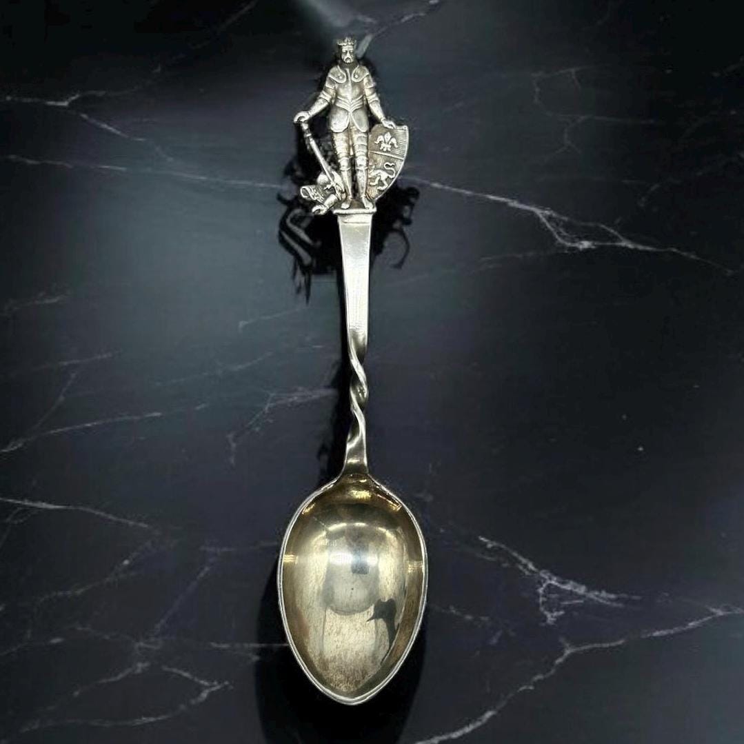1930 England sterling silver spoon