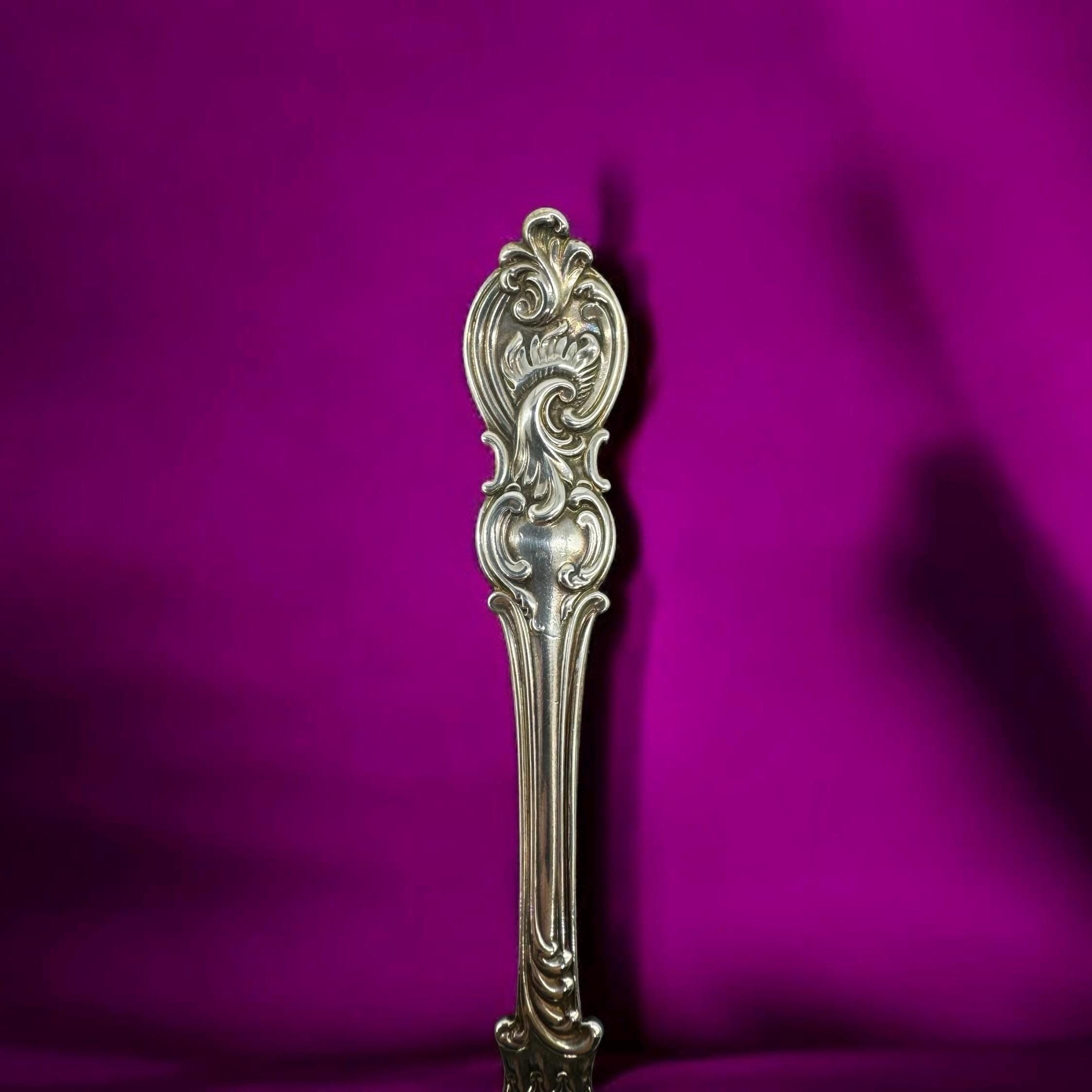 1851 Sterling silver spoon Sheffield hallmark by AH