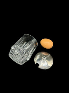 crystal jar with lid
