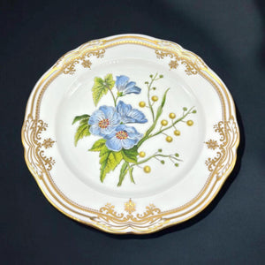 Vtg 1980's Spode Saucers in "Stafford Flowers" Pattern, Made in England