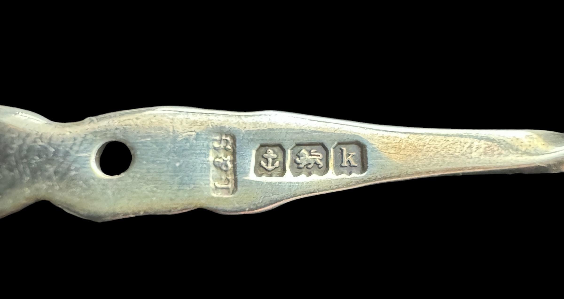 1909 Sterling Silver spoon London West front St Pauls