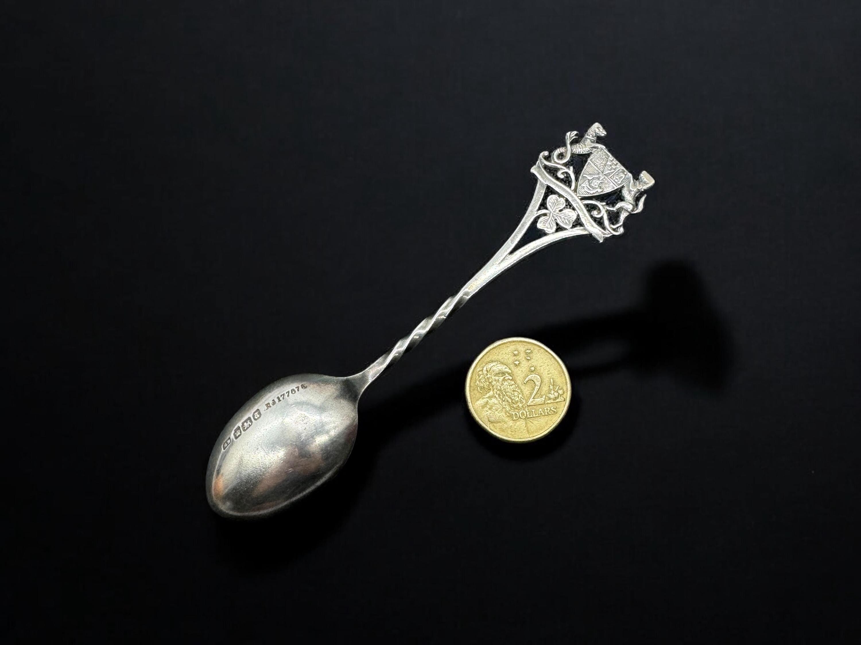 1909 Sterling Silver spoon London West front St Pauls