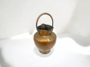 big copper vessel/water pot with handle