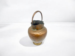 big copper vessel/water pot with handle