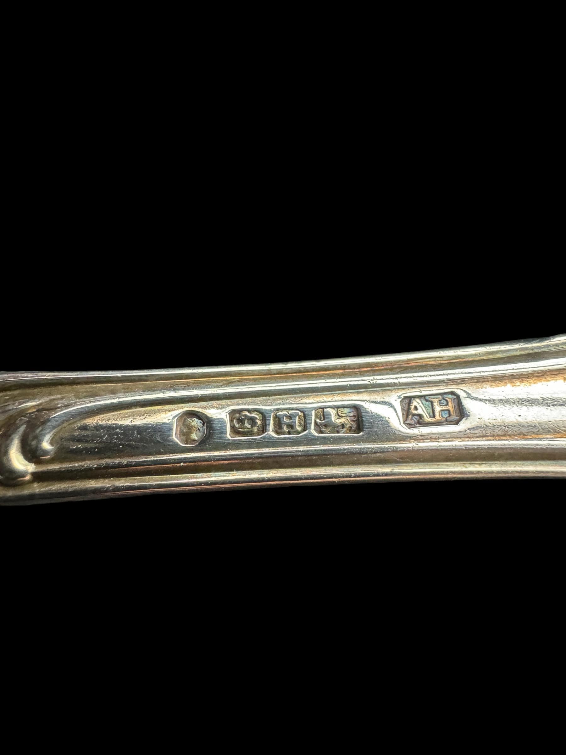 1851 Sterling silver spoon Sheffield hallmark by AH