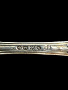 1860 London Sterling silver spoon,Queens (also called Rosette) pattern