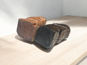 pair of wooden figurines