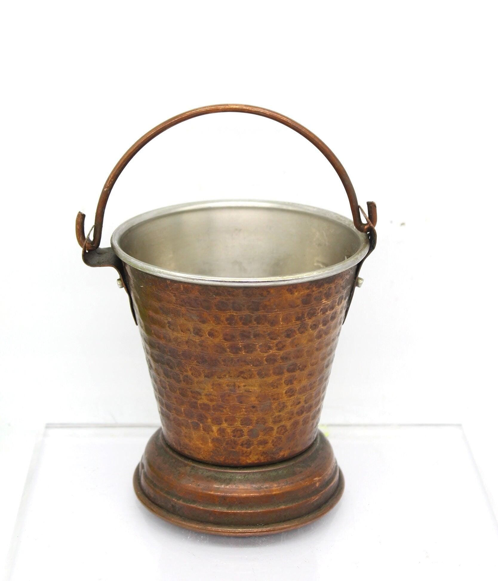 Small Copper Bucket/ Pot/ Vase