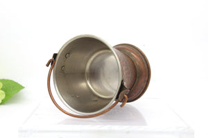 Small Copper Bucket/ Pot/ Vase