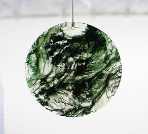 BIG Natural Moss Agate Pedant, Jewellery