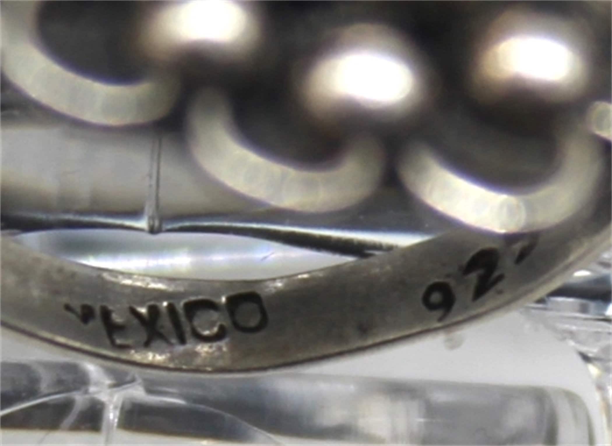 Vtg  Mexican 925 Sterling Silver Ring, Jewellery