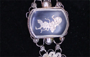 Thai Sterling Silver Dancer Bracelet, Jewellery