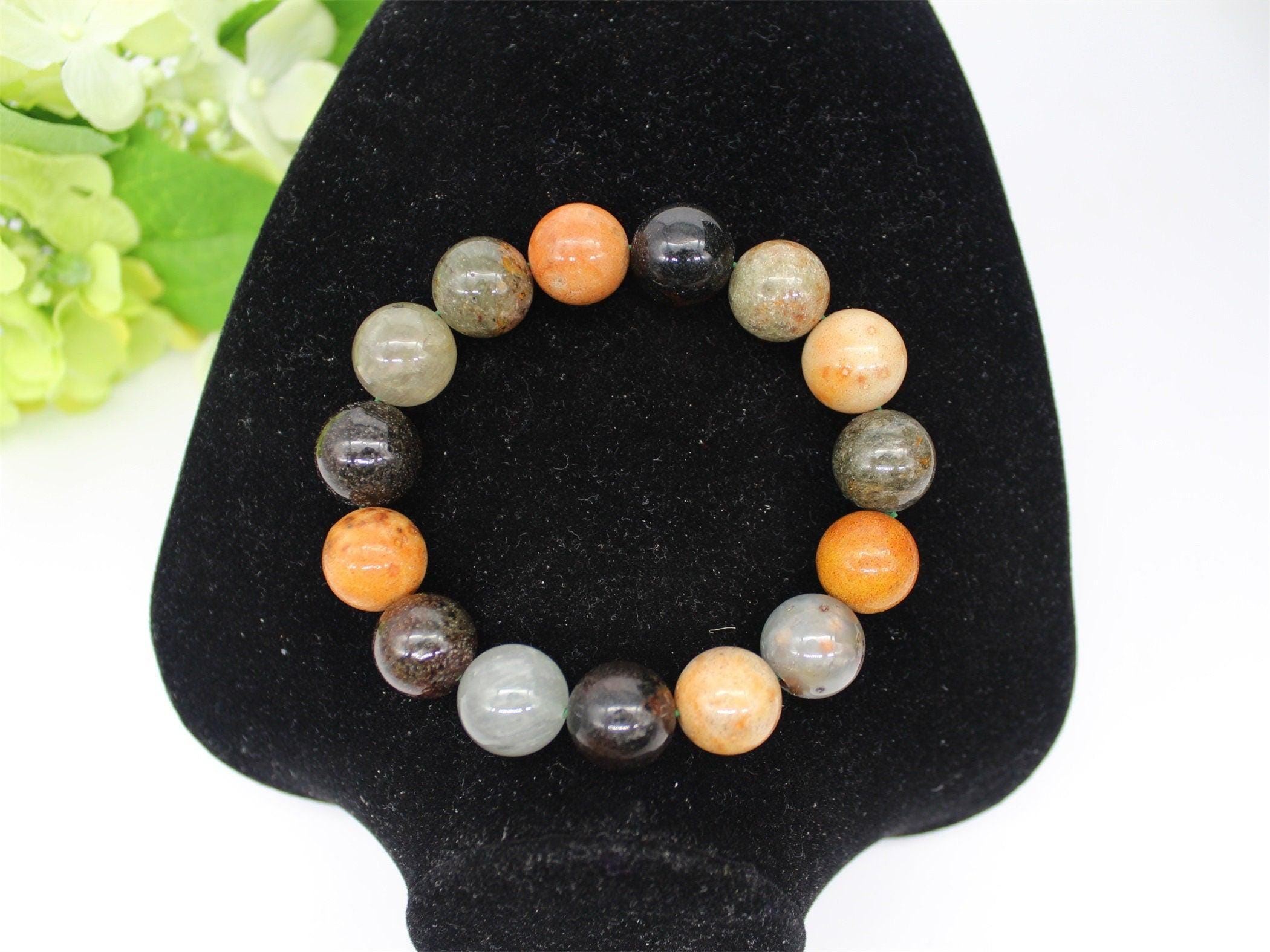 14mm Natural Phantom Quartz Bracelet, Jewellery
