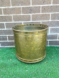 XL 34cmH Australia Made Brass Planter/Pot, Home Decor, Garden Decor