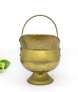 Brass Scuttle, Pot, Planter