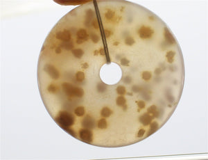Natural Cherry Blossom Agate  Pendant