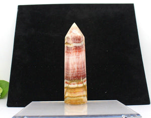 Multicolored Calcite Terminated Point