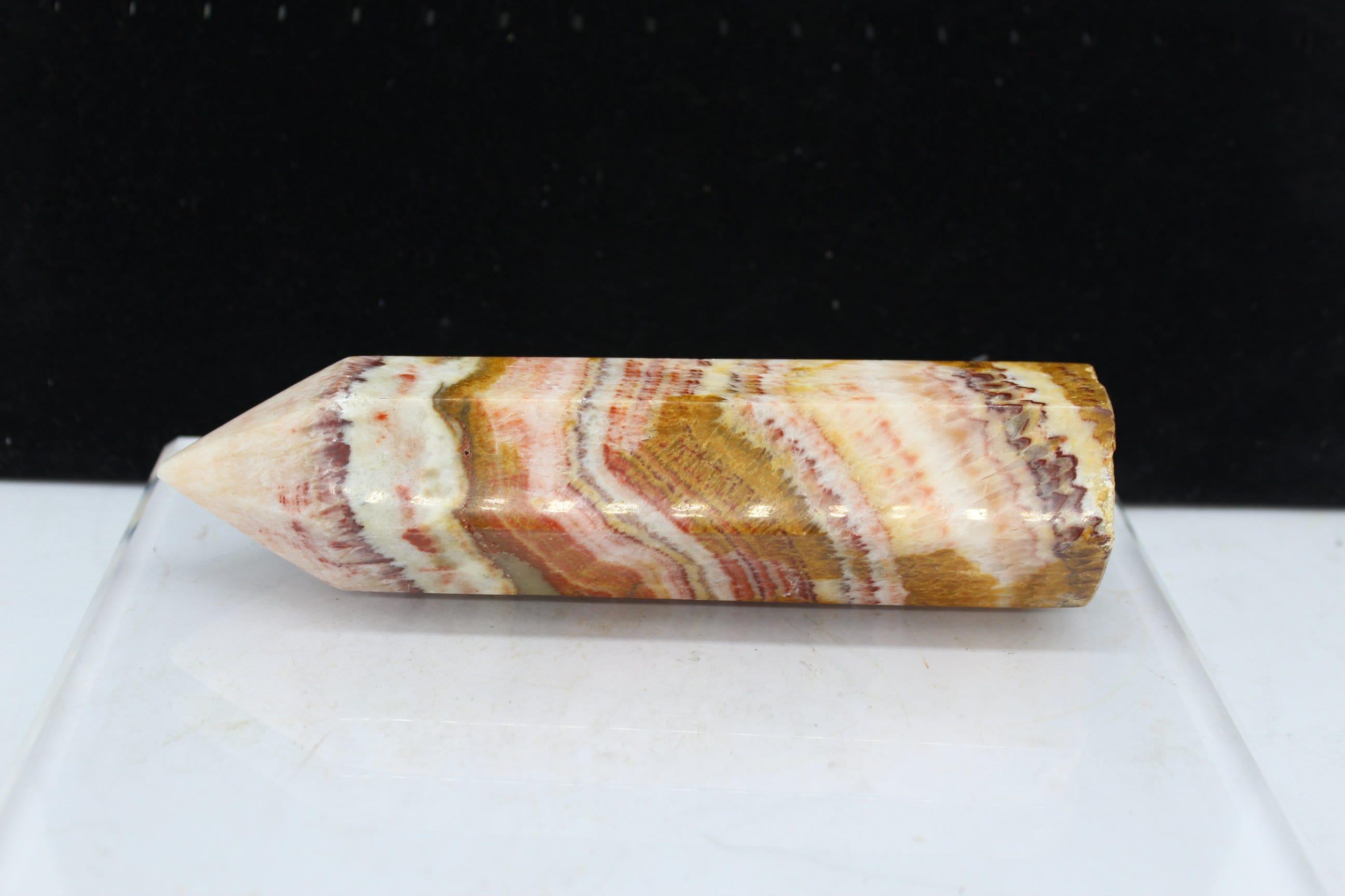 Multicolored Calcite Terminated Point