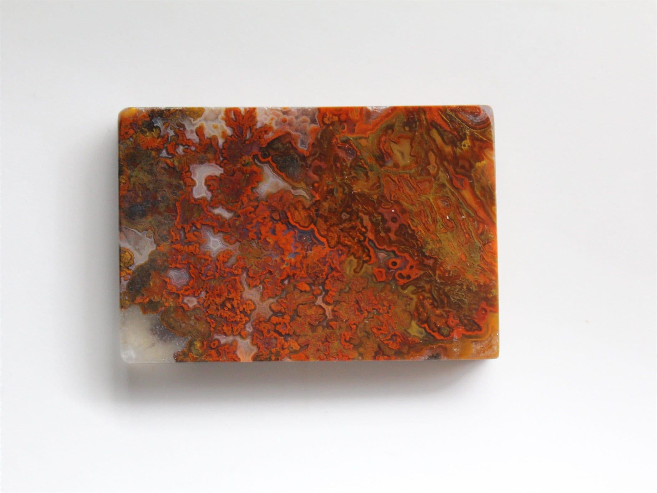 Natural Red Agate Block, Jewellery