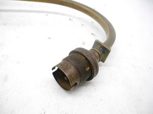 Vtg Art Nouveau Brass Sconce, Home Wall Decor