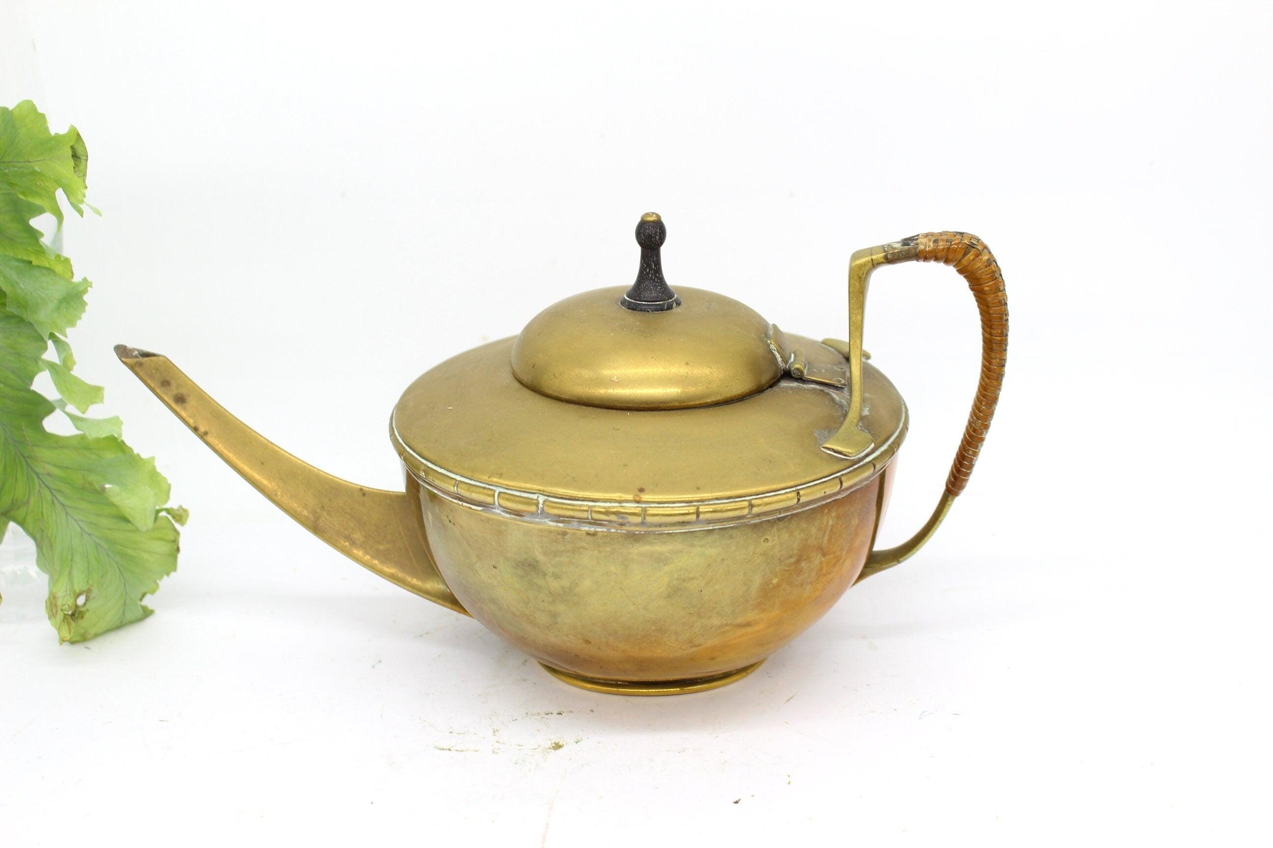 WMF Germany Brass Arts and Crafts Tea Pot,