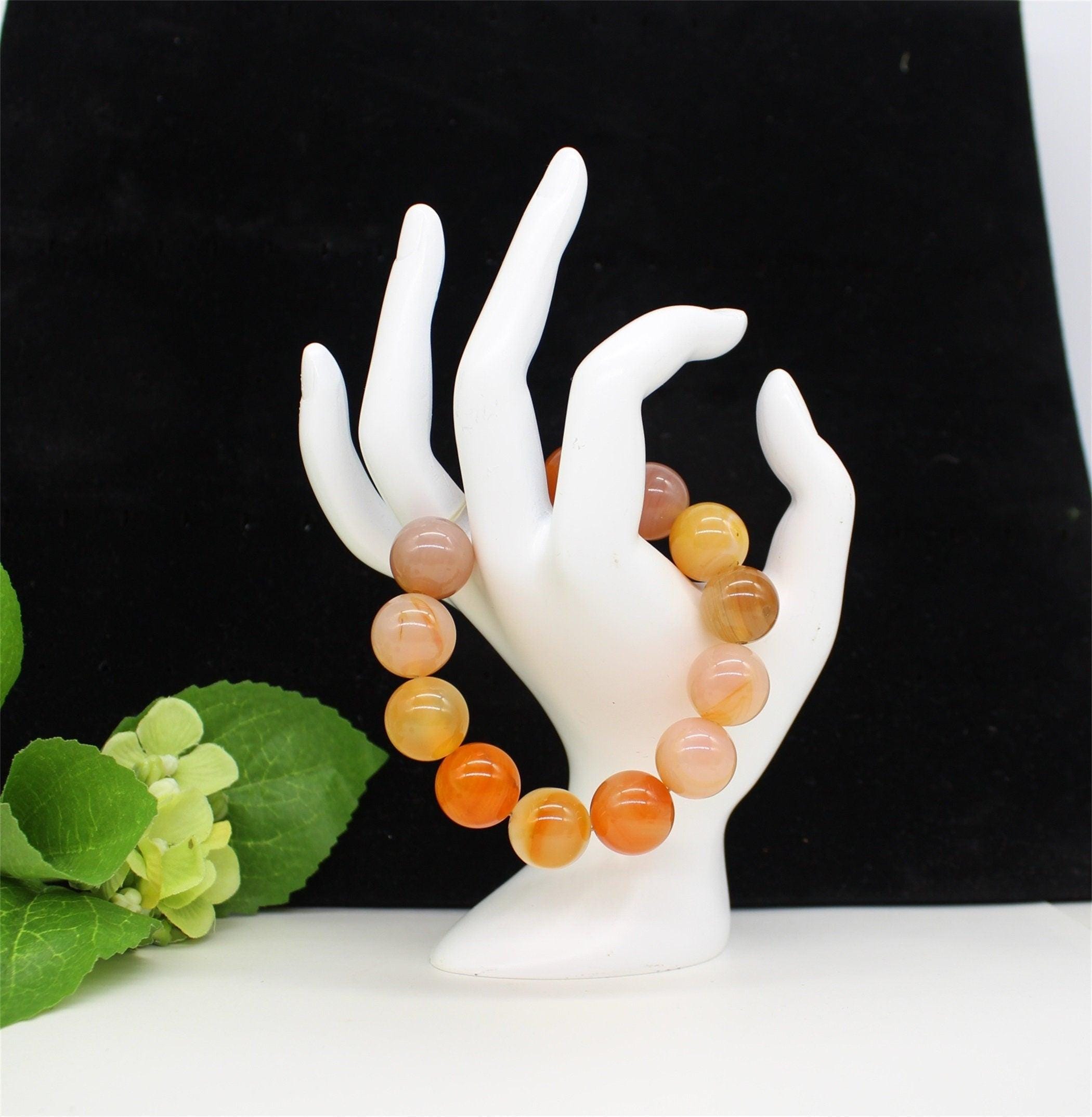 16mm Natural Colourful Agate Bracelet, Jewellery,