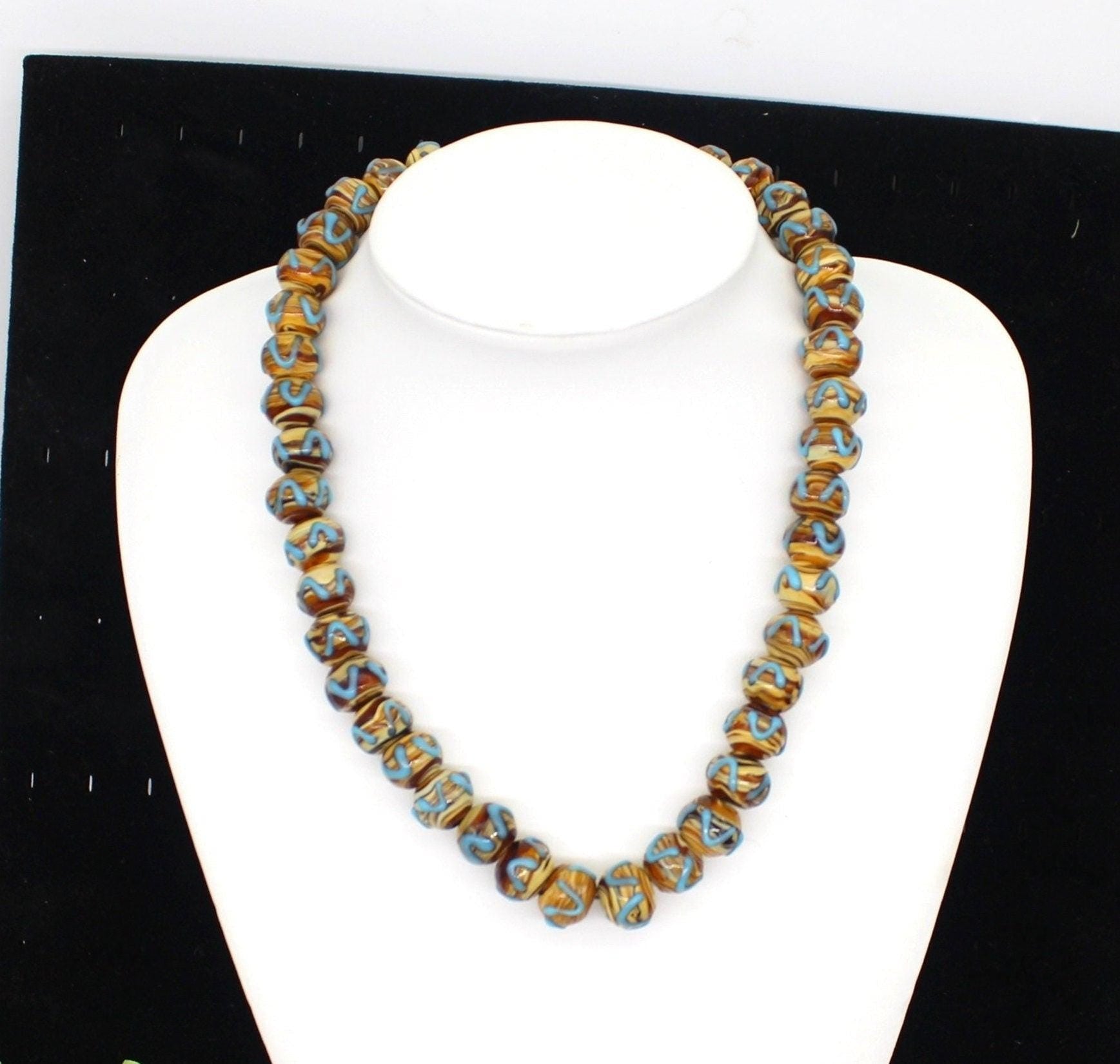 Art Glass Necklace, Jewellery
