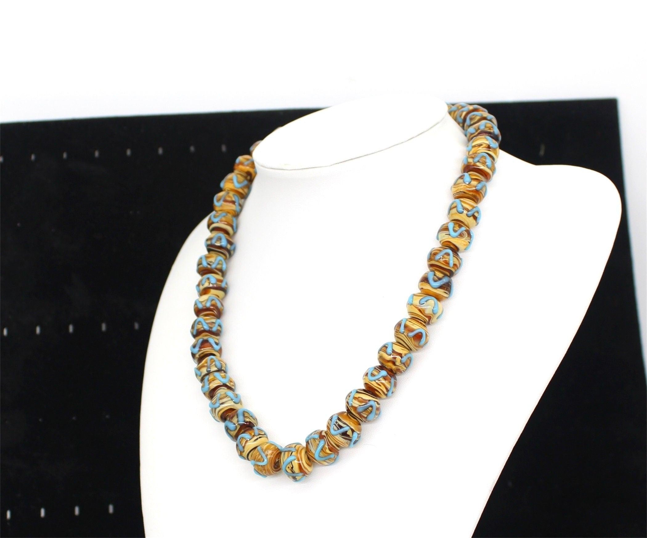 Art Glass Necklace, Jewellery