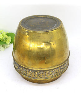Purely British PB brass planter/ pot/ jardiniere.