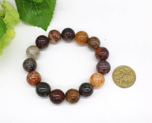 15mm Chunky Colourful Phantom Quartz Stretch Bracelet, Jewellery, Gemstone