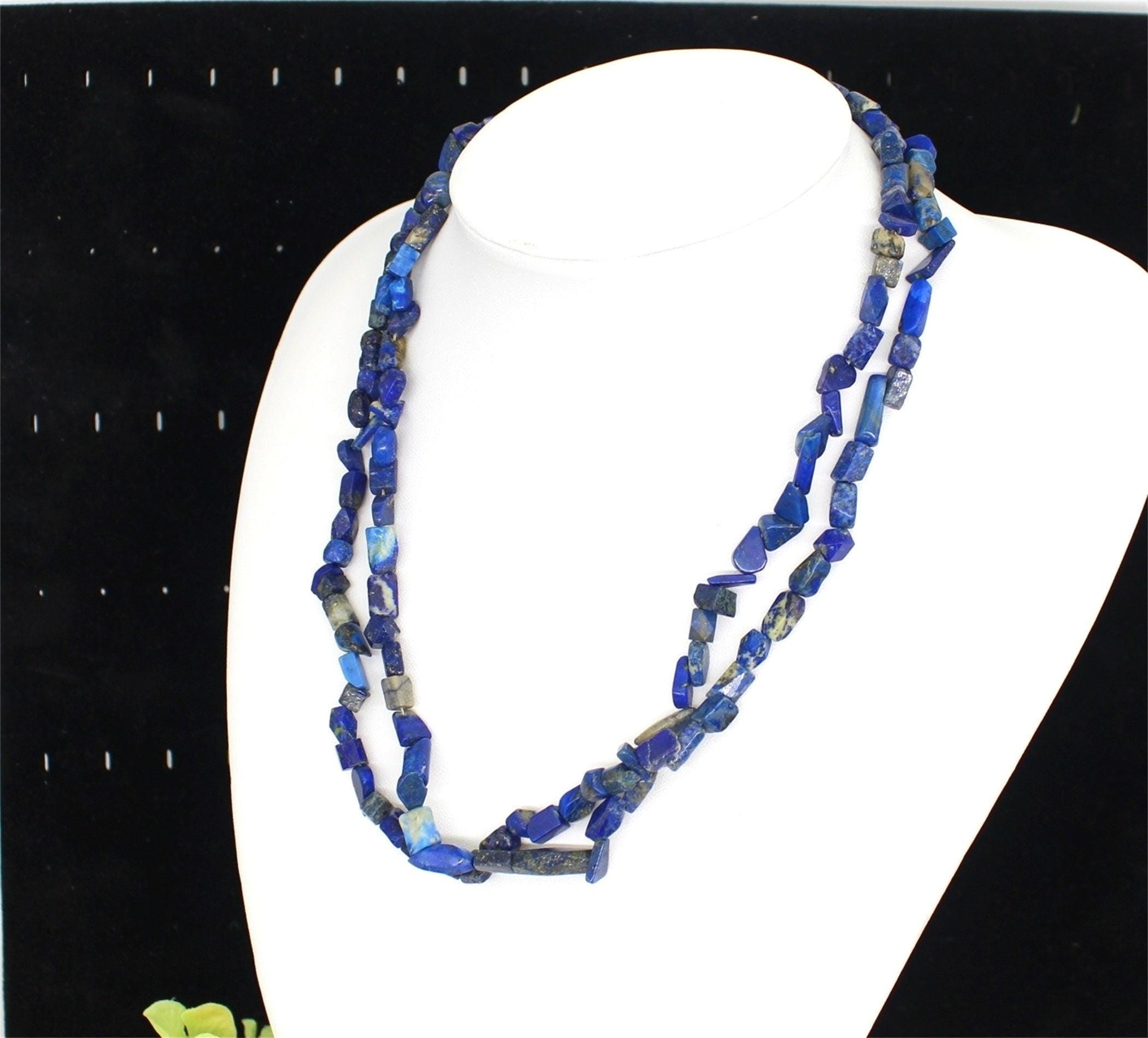Double Strand Lapis Lazuli Necklace, Jewellery