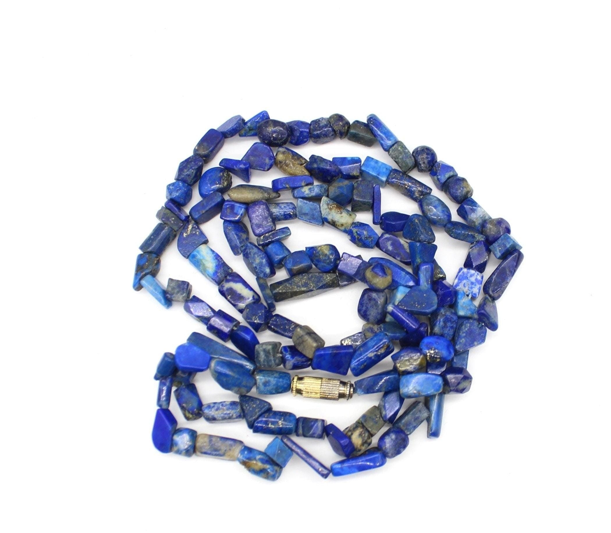 Double Strand Lapis Lazuli Necklace, Jewellery