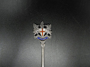 Antique 1922 Sterling Silver Spoon,Enamel Birmingham