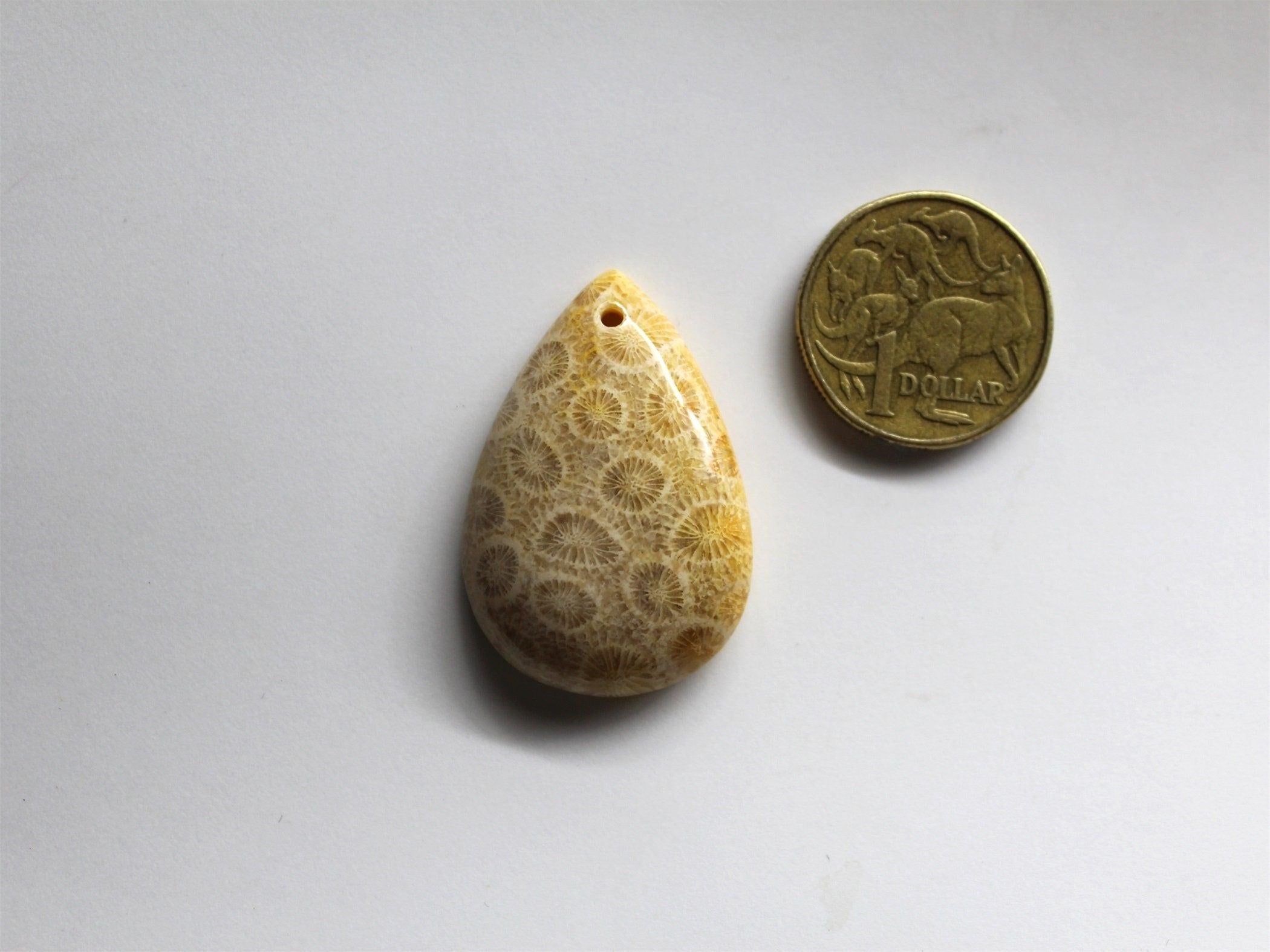 Natural Coral Jade Pendant, Jewellery