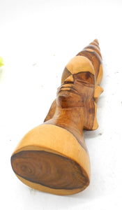 31cmH Vtg Wooden Tribal Statue, Home Decor