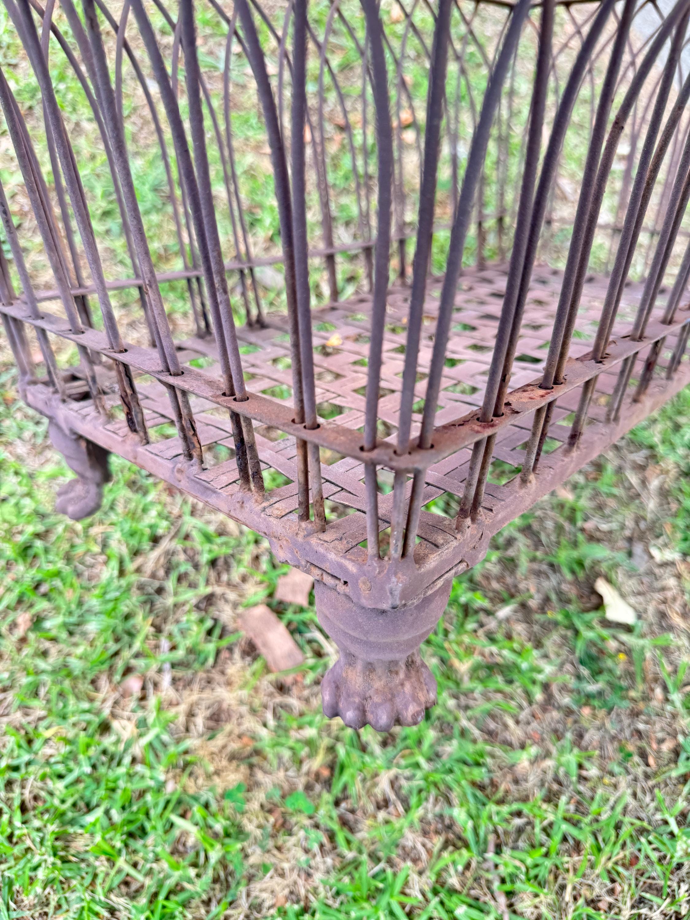 rustic iron classic design planter