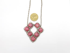 Vtg Rhodochrosite Statement necklace, Jewellery