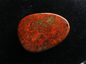 Vtg Red Stone Oval Pendant, Jewellery, Accessories
