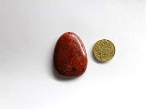 Vtg Red Stone Oval Pendant, Jewellery, Accessories