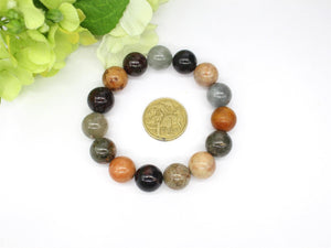 14mm Natural Phantom Quartz Bracelet, Jewellery