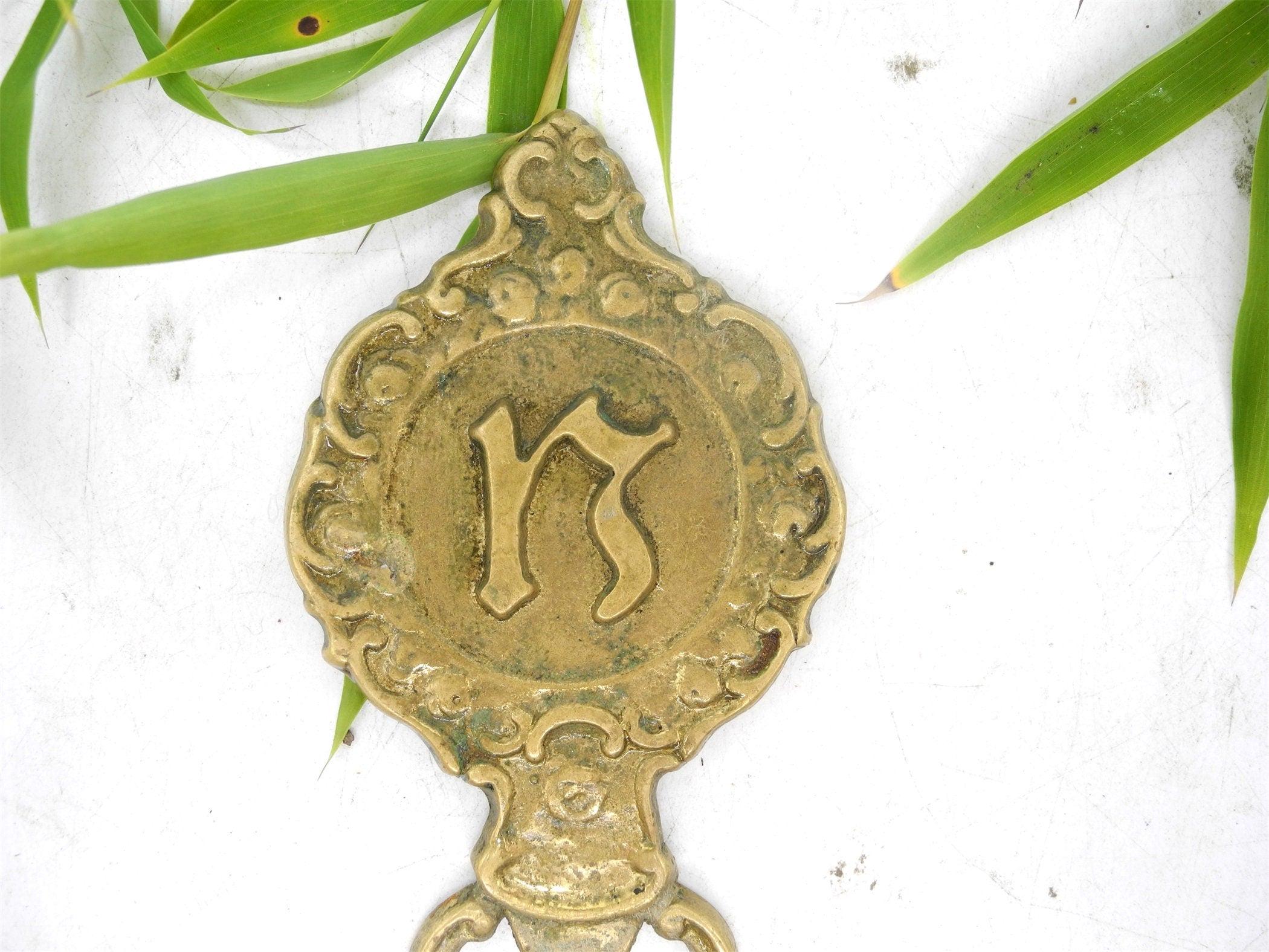 Vtg Brass Cast Opener, Home Decir