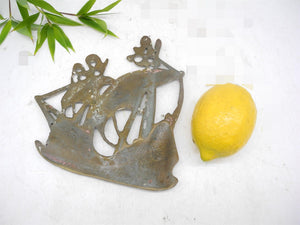 Vtg Brass Wall decor, Home Decor