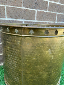 XL 34cmH Australia Made Brass Planter/Pot, Home Decor, Garden Decor