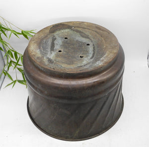 XXL Bronze Brass Planter, Home Decor, Garden decor,