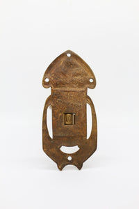 Pair Beale & Co Australia Art Nouveau Copper Piano Sconces, Australian Made