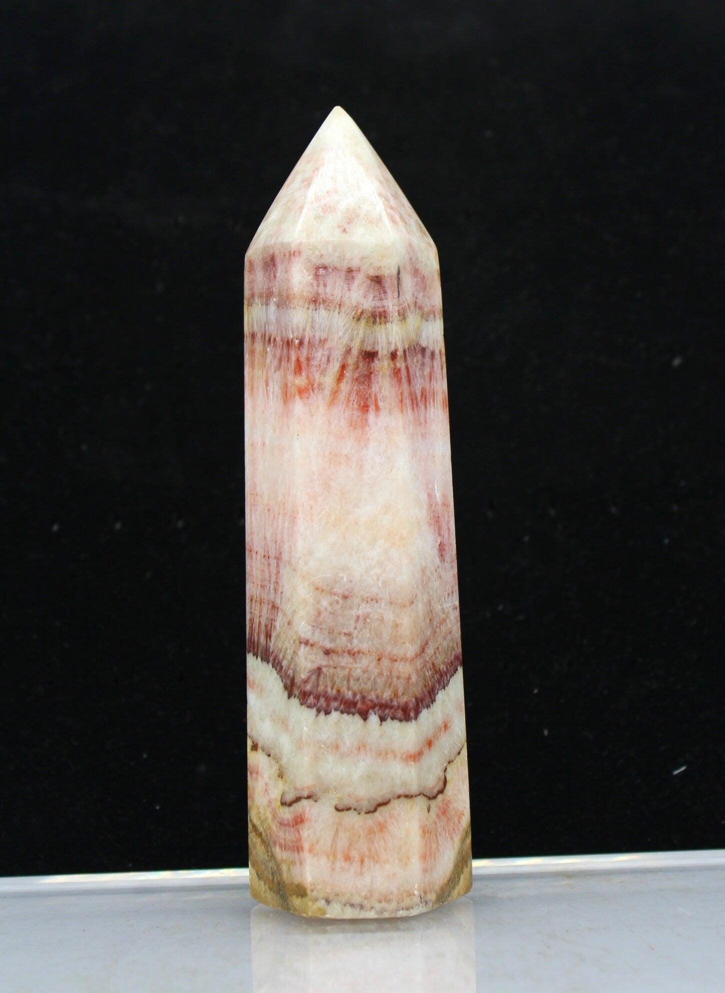 Multicolored Calcite Terminated Point